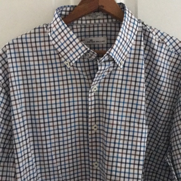 Peter Millar Men’s Plaid Shirt - Picture 2 of 3
